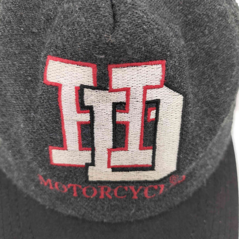ハーレーダビッドソン HARLEY-DAVIDSON USA製 HD刺繍 スナップバック ベースボール キャップ メンズ