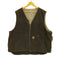 カーハート Carhartt メキシコ製 SANDSTONE RUGGED VEST 裏地ボア ダック地 ジップベスト メンズ 2XL