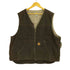カーハート Carhartt メキシコ製 SANDSTONE RUGGED VEST 裏地ボア ダック地 ジップベスト メンズ 2XL