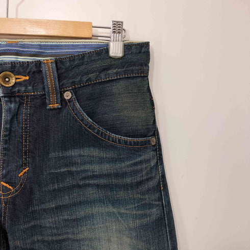 エドウィン EDWIN ウエスタン ストレートデニムパンツ メンズ US:30-31