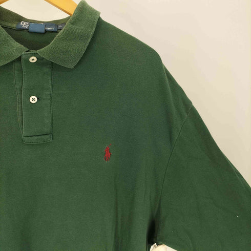 ポロバイラルフローレン Polo by RALPH LAUREN ポニー刺繍 コットン L/S ポロシャツ メンズ import:L