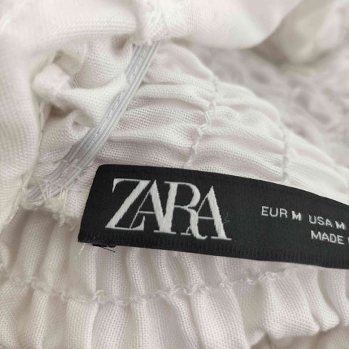 ザラ ZARA スモックドブラウス レディース import:M