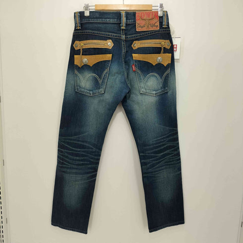 エドウィン EDWIN ウエスタン ストレートデニムパンツ メンズ US:30-31