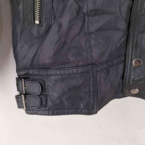 La Moda Libera レザー切替 ダウンジャケット メンズ JPN:1