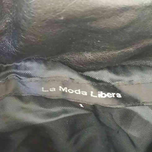 La Moda Libera レザー切替 ダウンジャケット メンズ JPN:1