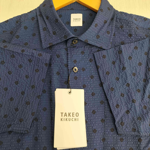 タケオキクチ TAKEO KIKUCHI リップル スモールパターン シャツ メンズ JPN:2