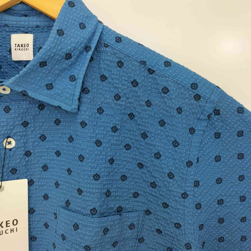 タケオキクチ TAKEO KIKUCHI リップル スモールパターン シャツ メンズ JPN:2
