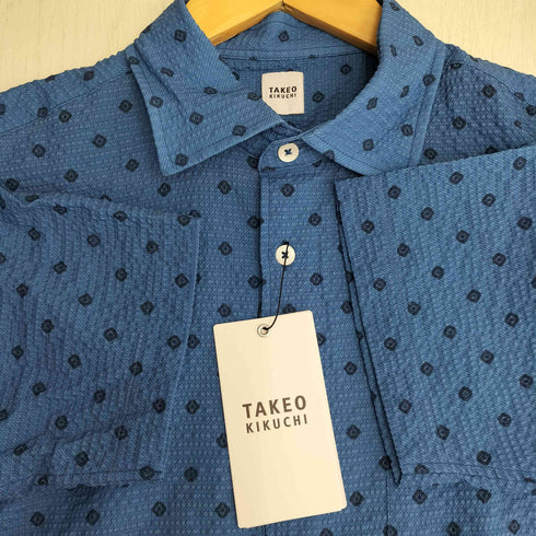 タケオキクチ TAKEO KIKUCHI リップル スモールパターン シャツ メンズ JPN:2