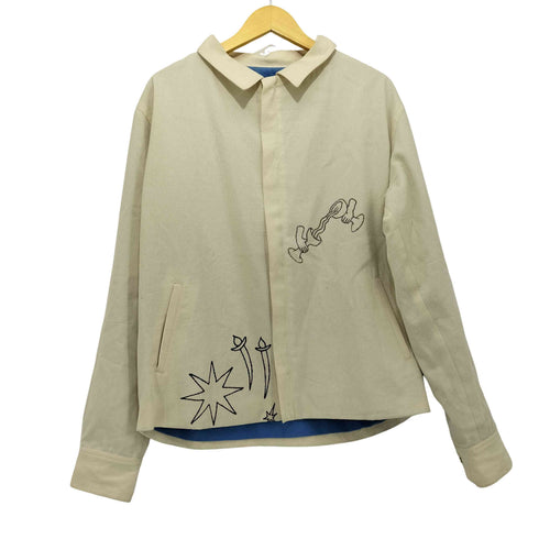 ジエルダーステイツマン THE ELDER STATESMAN Zipped Coach Jacket USA製 ジップド コーチ ジャケット メンズ import:M