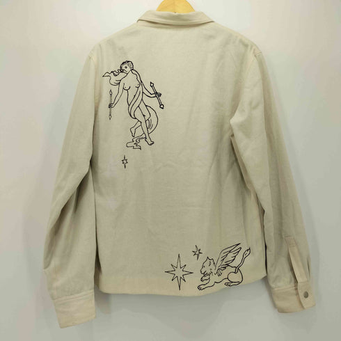 ジエルダーステイツマン THE ELDER STATESMAN Zipped Coach Jacket USA製 ジップド コーチ ジャケット メンズ import:M