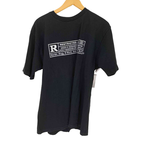バックチャンネル Back Channel DEF-T 袖ロゴ刺繍 クルーネックTシャツ メンズ JPN:L