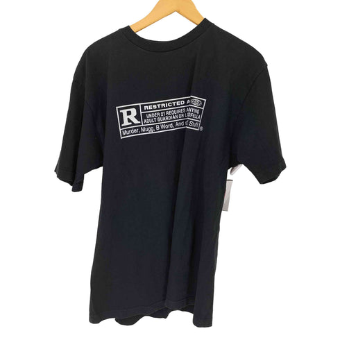 バックチャンネル Back Channel DEF-T 袖ロゴ刺繍 クルーネックTシャツ メンズ JPN:L
