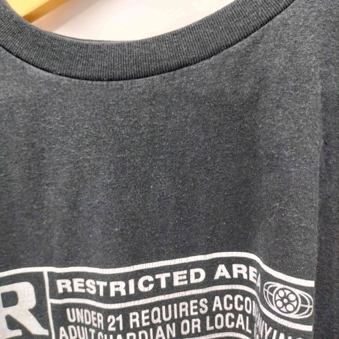 バックチャンネル Back Channel DEF-T 袖ロゴ刺繍 クルーネックTシャツ メンズ JPN:L