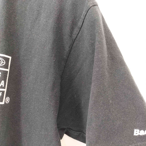 バックチャンネル Back Channel DEF-T 袖ロゴ刺繍 クルーネックTシャツ メンズ JPN:L