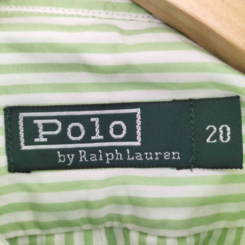 ポロバイラルフローレン Polo by RALPH LAUREN ポニー刺繍 ボタンダウンシャツ レディース KIDS 20