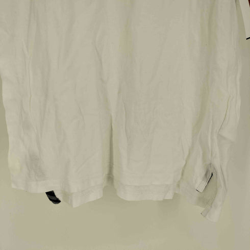 ナイキ NIKE 00S グレータグ スウッシュ ロゴ プリント リブカラー S/S クルーネック Tシャツ メンズ import:M