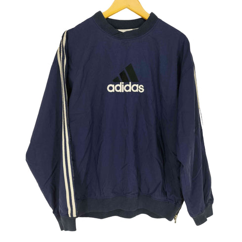 アディダス adidas 万国旗タグ サイドジップ ナイロンプルオーバー メンズ