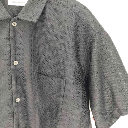 モンキータイム MONKEY TIME 21SS RASCHEL LACE SHT ラッセル レース シャツ メンズ JPN:L