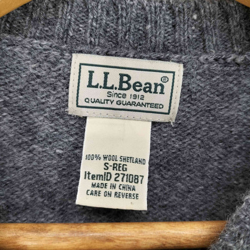 エルエルビーン L.L.Bean 90-00s SHETLAND WOOL クルーネックニット メンズ import:S