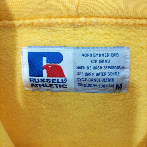 ラッセルアスレチック RUSSELL ATHLETIC 袖ロゴ プルオーバーパーカー レディース M