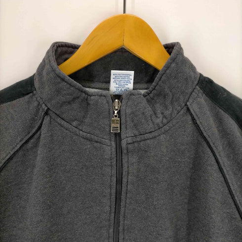 ラッセルアスレチック RUSSELL ATHLETIC パキスタン製 ロゴ刺繍ジップアッププルオーバー メンズ import:XL