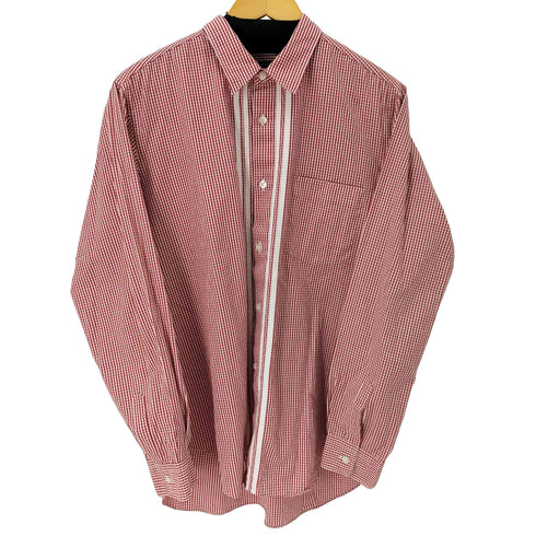 コムデギャルソンオム COMME des GARCONS HOMME 00S 08SS ギンガムチェック センターライン L/S シャツ メンズ JPN:M