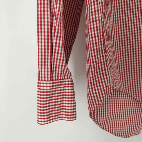 コムデギャルソンオム COMME des GARCONS HOMME 00S 08SS ギンガムチェック センターライン L/S シャツ メンズ JPN:M