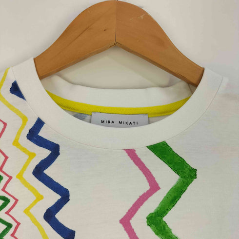 MIRA MIKATI T-Shirtドレス 裾フリンジ ワンピース レディース import:M