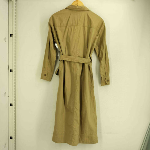 バナナリパブリック BANANA REPUBLIC LS BELTED POPL NEW BRITISH ポプリン ミディ シャツワンピース ロングアウター レディース JPN:M