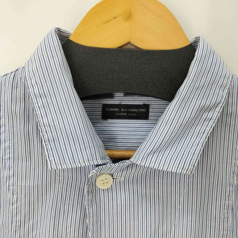 コムデギャルソンオムプリュス COMME des GARCONS HOMME PLUS フロントポケット ストライプ L/S シャツ メンズ JPN:M
