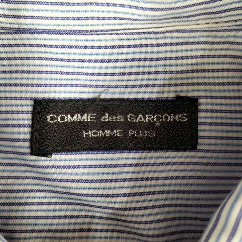 コムデギャルソンオムプリュス COMME des GARCONS HOMME PLUS フロントポケット ストライプ L/S シャツ メンズ JPN:M