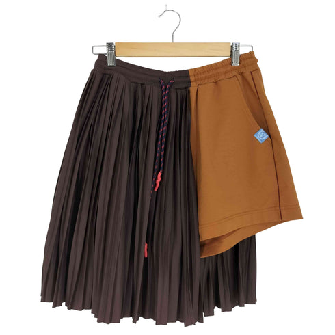 メゾンミハラヤスヒロ Maison MIHARA YASUHIRO プリーツ切替 スイッチング ショーツ ショートパンツ レディース 38