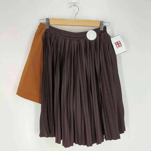 メゾンミハラヤスヒロ Maison MIHARA YASUHIRO プリーツ切替 スイッチング ショーツ ショートパンツ レディース 38