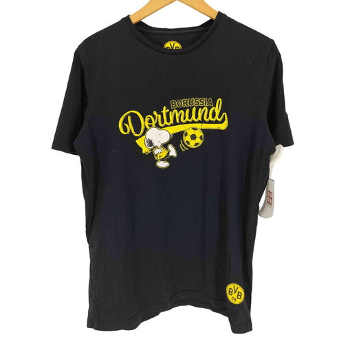 ピーナッツ PEANUTS キャラクタープリント サッカーチームコラボ S/S クルーネック Tシャツ メンズ JPN:M