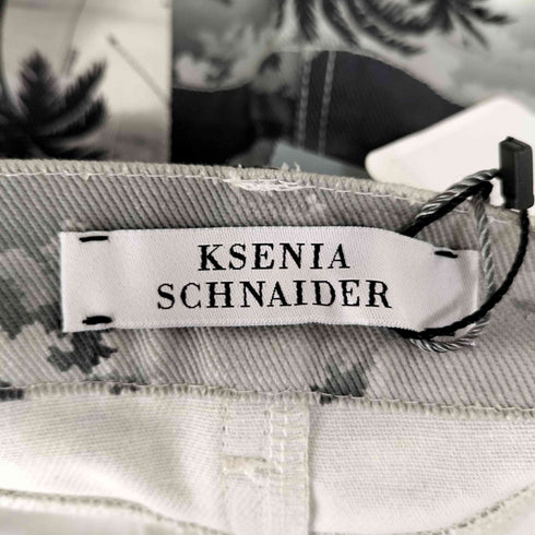 KSENIA SCHNAIDER HAWAII DENIM MINI SKIRT ハワイ デニム ミニスカート レディース M
