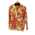 カメハメハ Kamehameha 80-90S USA製 レーヨン L/S アロハシャツ ウッドボタン メンズ import:L