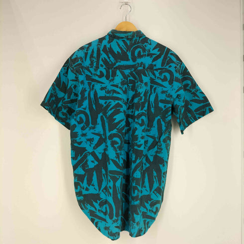 オーシャンパシフィック Ocean Pacific ロゴパッチ 総柄 ボタンダウンシャツ メンズ import:XL