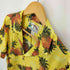 パラダイスファウンド PARADISE FOUND 80-90S USA製 レーヨン アロハシャツ ウッドボタン メンズ import:L
