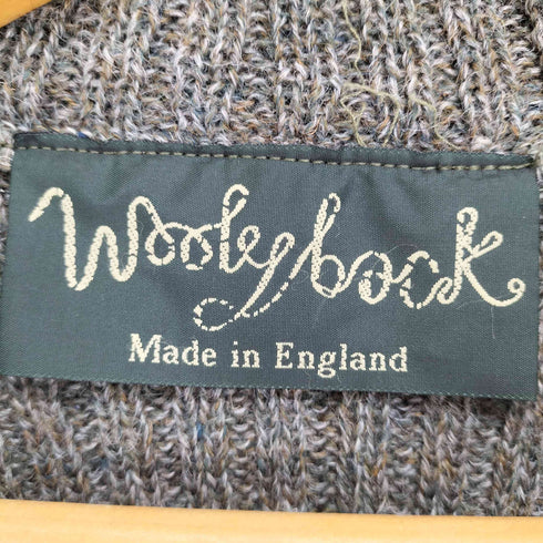 WOOLY BACK イングランド製 コマンドニット ウールセーター メンズ