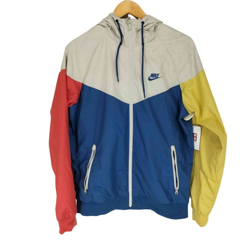 ナイキ NIKE マルチカラー ジップアップ シェルパーカー メンズ JPN:M