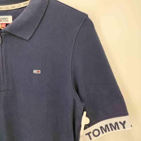 トミージーンズ tommy jeans ZIP POLO DRESS ハーフジップ ポロ ワンピース レディース import:S