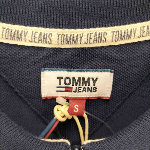 トミージーンズ tommy jeans ZIP POLO DRESS ハーフジップ ポロ ワンピース レディース import:S