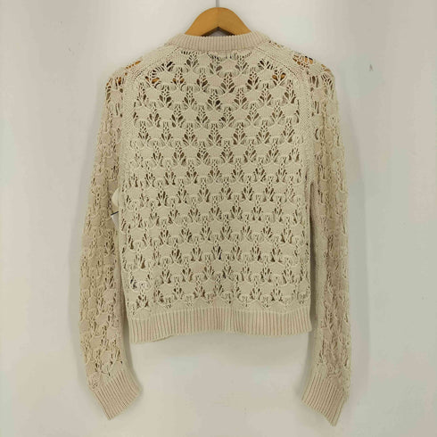 ザラ ZARA 透かし編み カーディガン レディース import:M