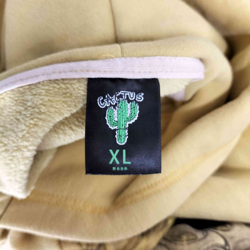CACTUS イチゴ フルーツプリント プルオーバーパーカー メンズ import:XL