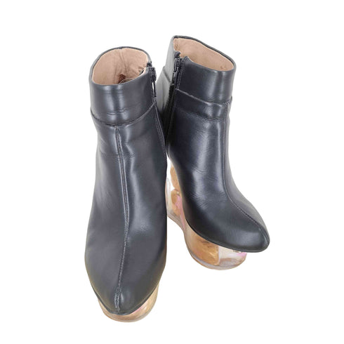 ジェフリーキャンベル Jeffrey Campbell クリア厚底ソールドールブーツ レディース 36