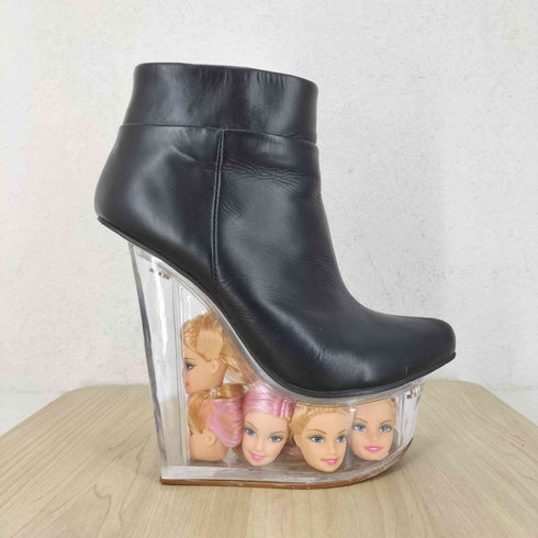 ジェフリーキャンベル Jeffrey Campbell クリア厚底ソールドールブーツ レディース 36