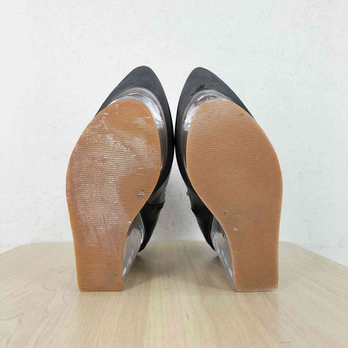 ジェフリーキャンベル Jeffrey Campbell クリア厚底ソールドールブーツ レディース 36