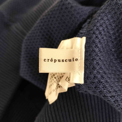クレプスキュール crepuscule moss stitch L/S sweat 鹿の子 スウェット メンズ JPN:1