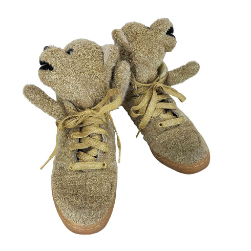 アディダス adidas JS BEAR ハイカットスニーカー レディース US6 24cm