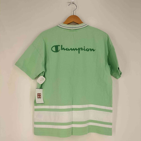 チャンピオン Champion 配色切替 スクリプトロゴプリント クルーネックTシャツ メンズ import:S